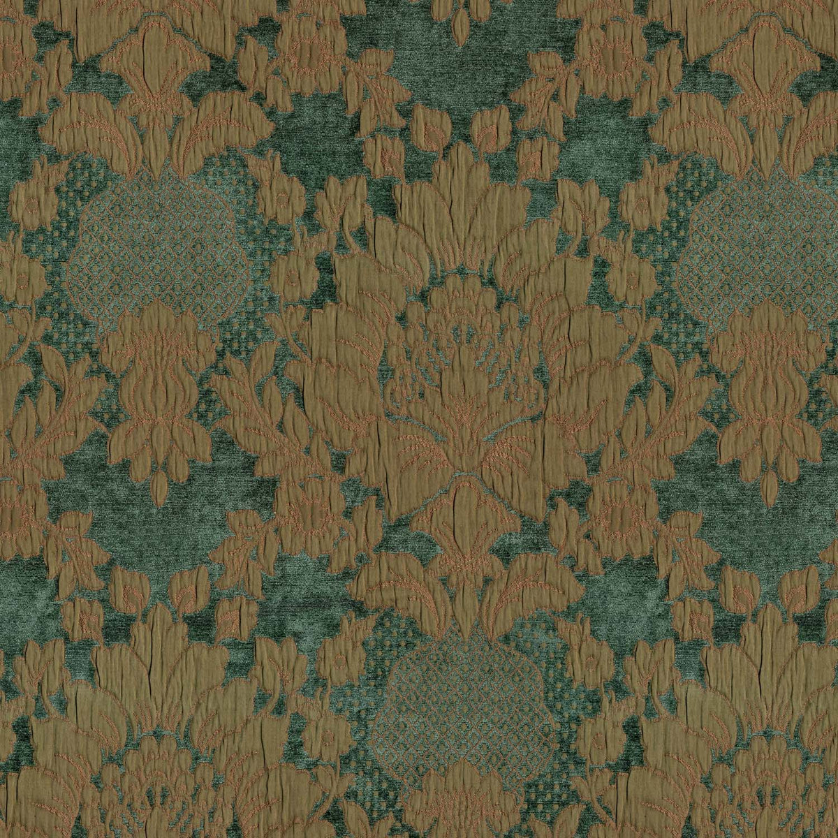 AZT GREEN FLORAL SOFA FABRIC