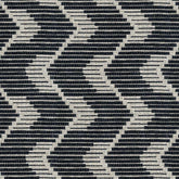 OW BLACK GEOMETRIC TEXTURE SOFA FABRIC