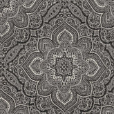 RJQ PRINTED BLACK CURTAIN FABRIC