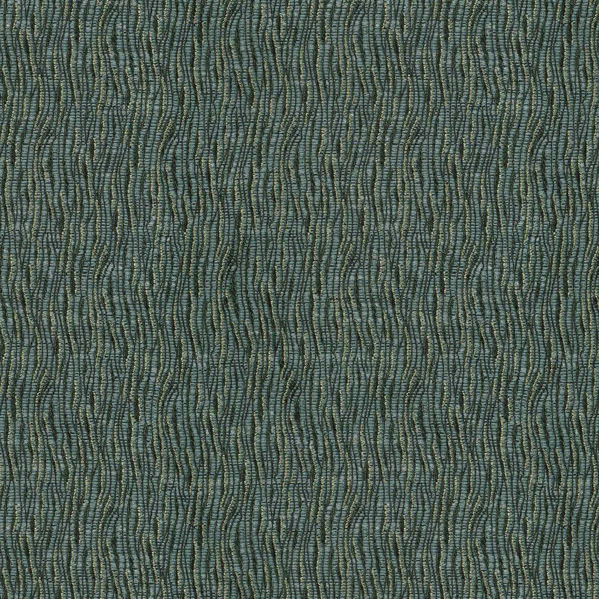 611199 GREEN TEXTURE CURTAIN FABRIC