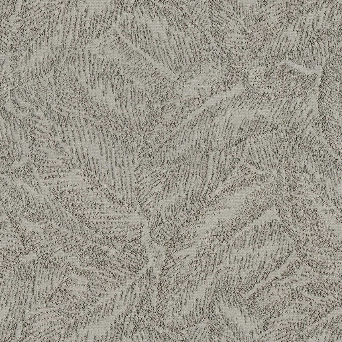 611070 GREY LEAF PRINTED TEXTURE CURTAIN FABRIC