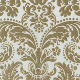 SPLENDOUR GOLD ABSTRACT CURTAIN FABRIC