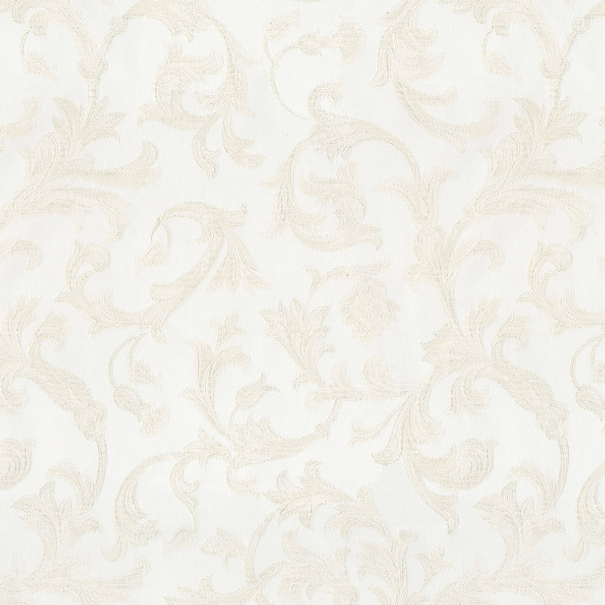 HANDFULL CREAM FLORAL LEAF CURTAIN FABRIC