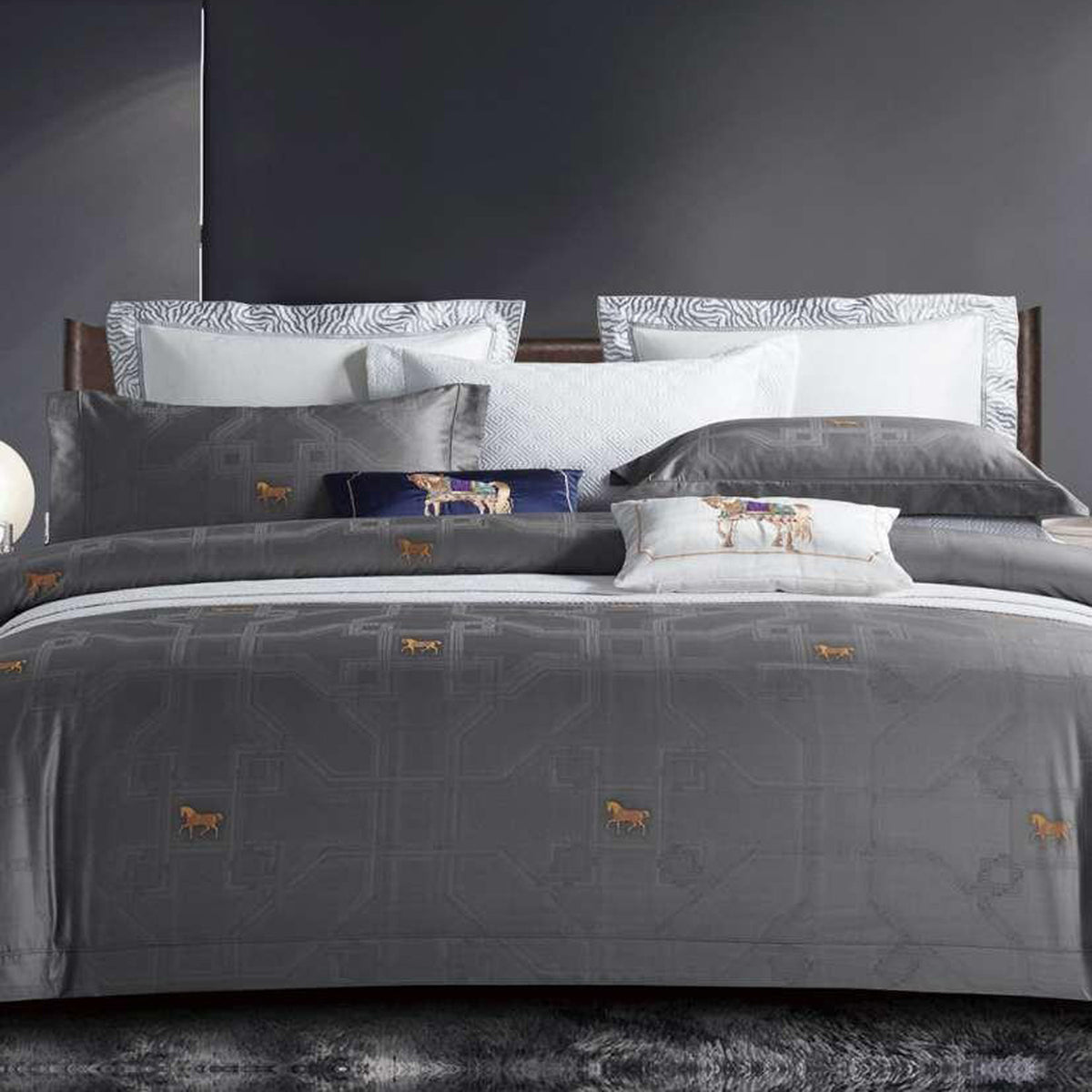 MANSION 800 THREAD COUNT PREMIUM BLACK BEDSHEET