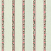 DANCIA LARK GREEN FLORAL STRIPED SOFA FABRIC