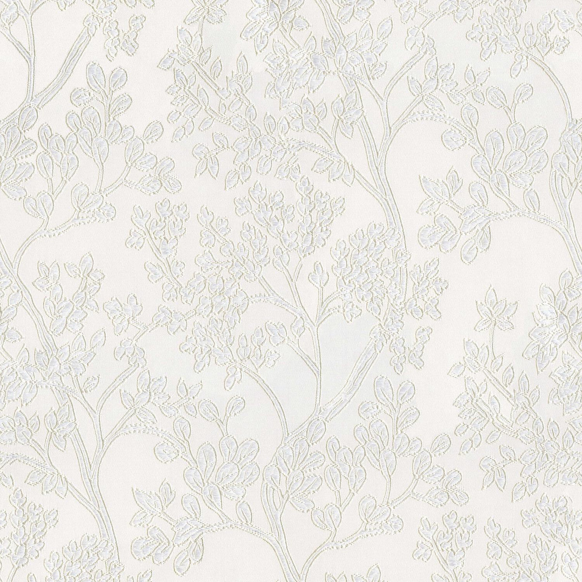 QUEBEC JUNE CREAM LEAFS CURTAIN FABRIC