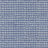 ATHOLL HOUNDSTOOTH BLUE VELVET SOFA FABRIC