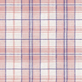 D PINK VELVET CHECKED SOFA FABRIC