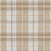 D LIGHT BROWN VELVET CHECKED SOFA FABRIC