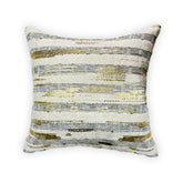 WEAVE TEX FOIL PRINT BLACK & GOLD  EMBOIDERY CUSHION COVER (40X40) CMS