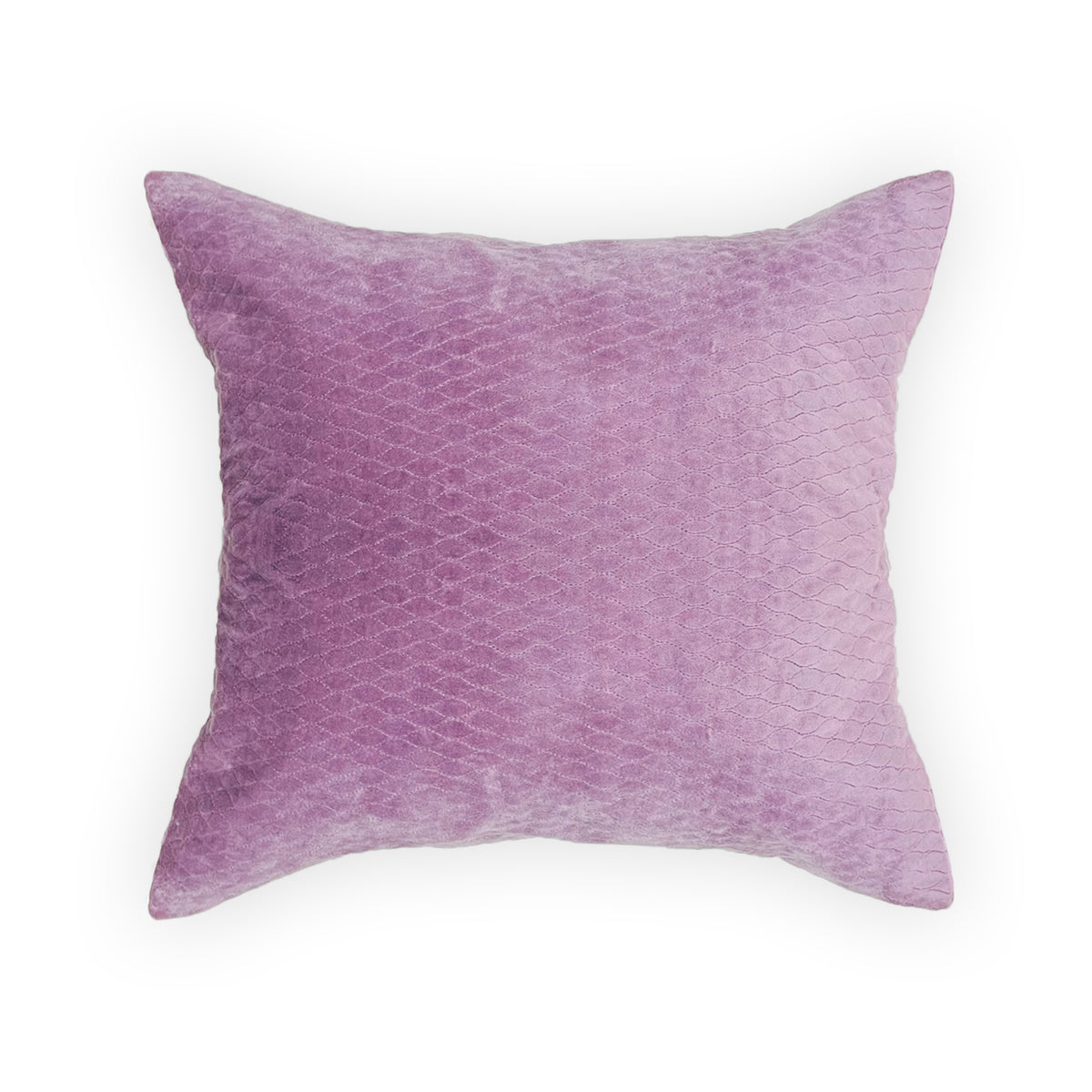 PURPLE TEXTURE VELVET CUSHION COVER (40X40CMS)