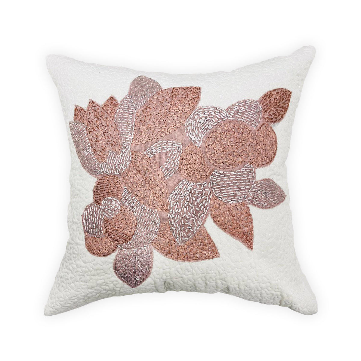 MUSHROOM  COTTON VELVET MACHINE EMBROIDERY CUSHION COVER (40X40CMS)