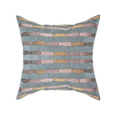 BLUSH VELVET MACHINE EMBROIDERY CUSHION COVER (40X40CMS)